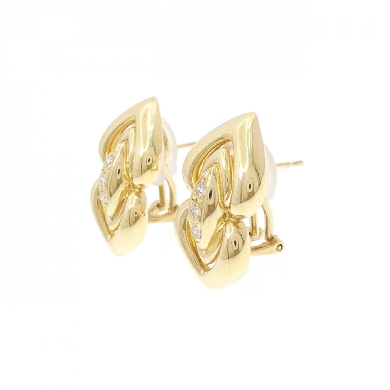 K18YG Bông tai kim cương 0.10CT - Hàng hiệu Chính hãng 871628