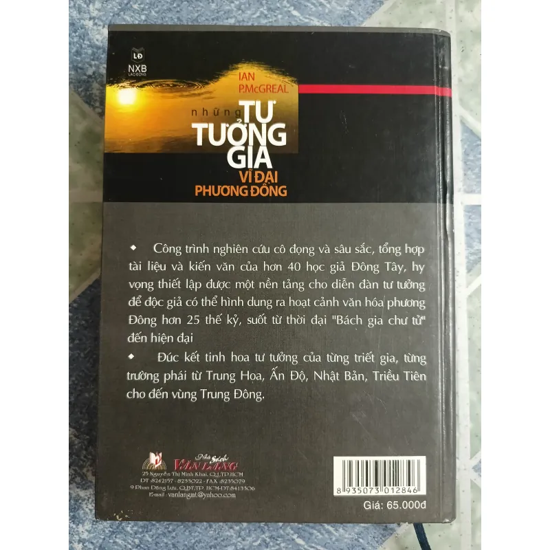 Những tư tưởng gia vĩ đại Phương Đông -  IAN .P. McGREAL 558609