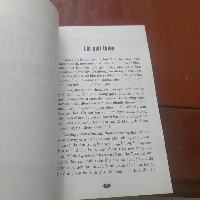 Sean Covey - NHỮNG QUYẾT ĐỊNH CẦN THIẾT ĐỂ TRƯỞNG THÀNH 753857