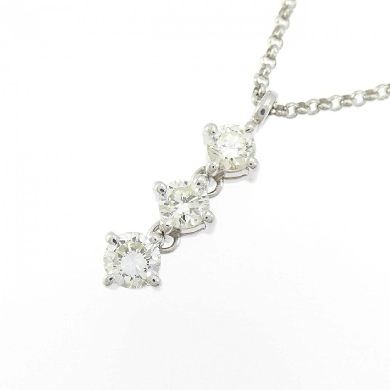 Dây chuyền kim cương ba viên PT900/PT850 0.523CT - Hàng hiệu Chính hãng 861112