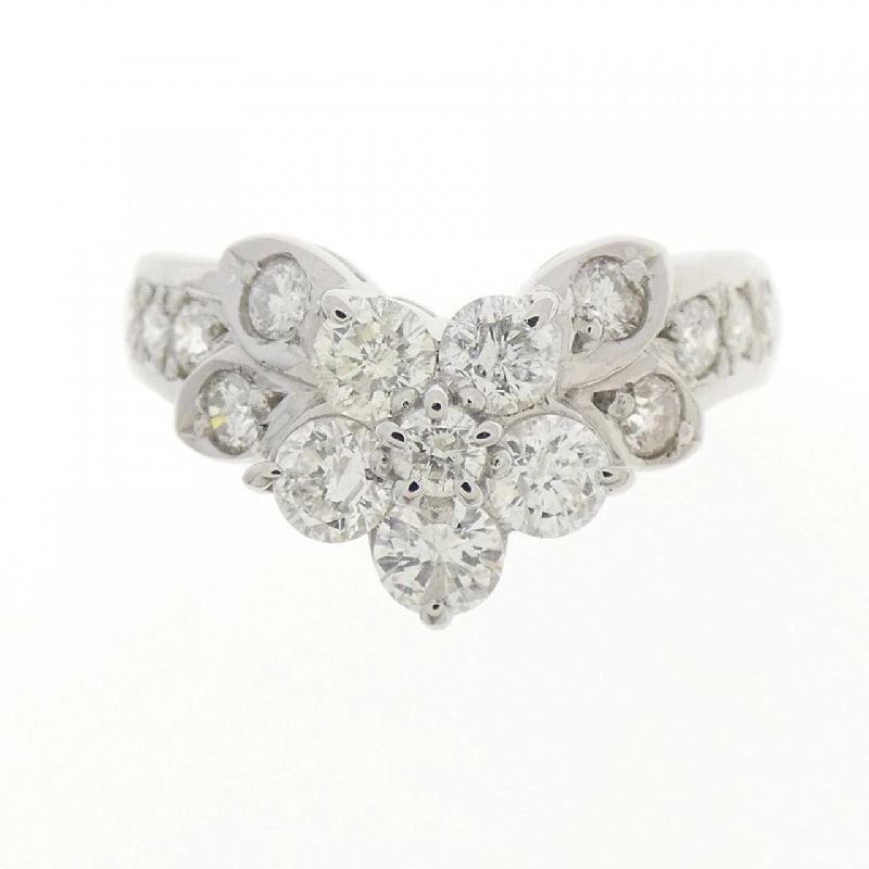 Nhẫn kim cương hoa PT900 1.00CT 672657