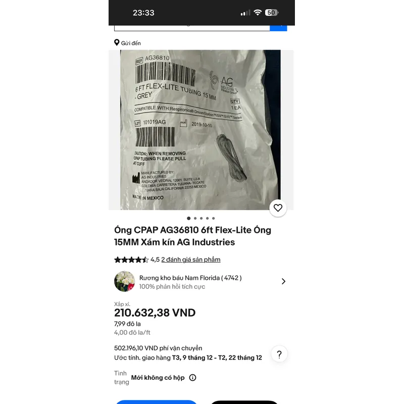 Máy Trợ Thở ResMed AirSense 10 Autoset 705084