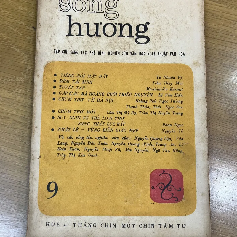 Tạp Chí Sông Hương (Huế) Số 7,8,9,10 (1984) 784829