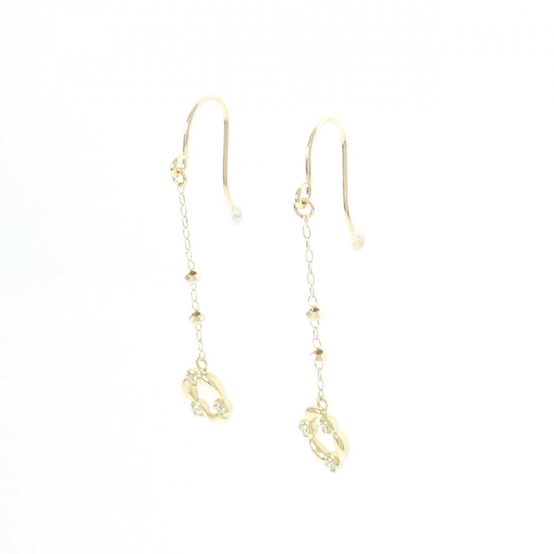 K18YG Bông tai kim cương 0.06CT - Hàng hiệu Chính hãng 872023