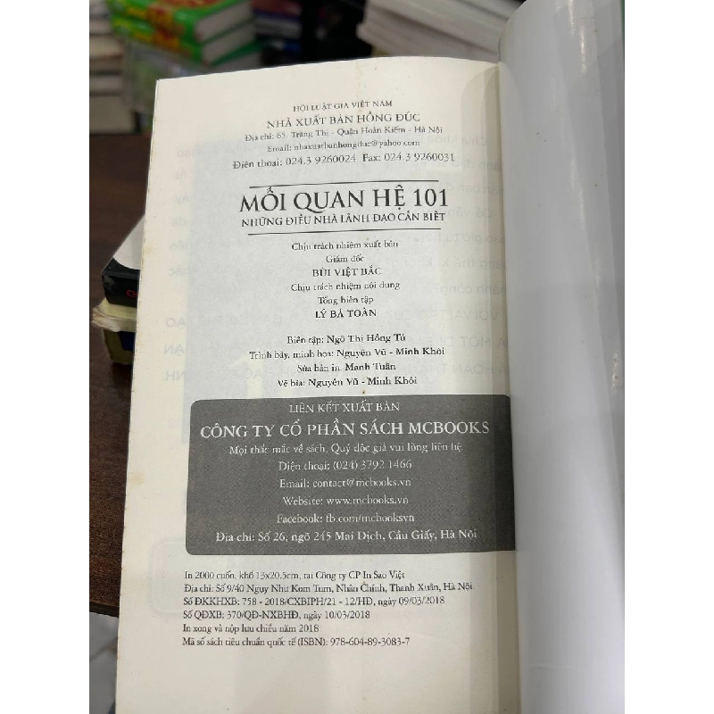 Mối Quan Hệ 101: Những Điều Nhà Lãnh Đạo Cần Biết - John C. Maxwell, Hoàng Ngọc Bích (dịch) 934383