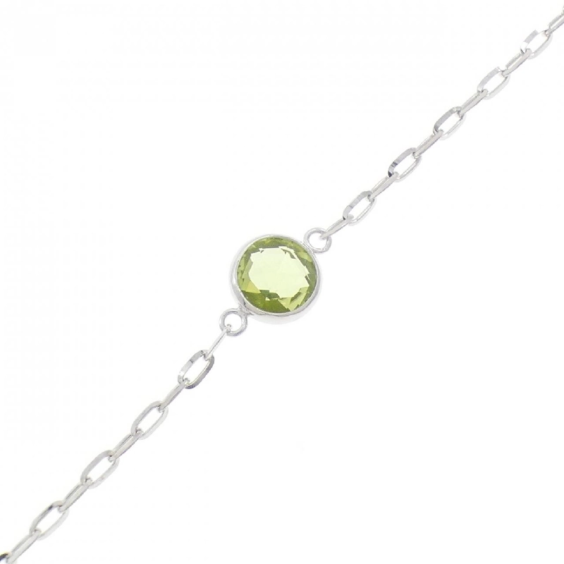 K18WG Mặt dây chuyền đá màu - Hàng hiệu Chính hãng 857445