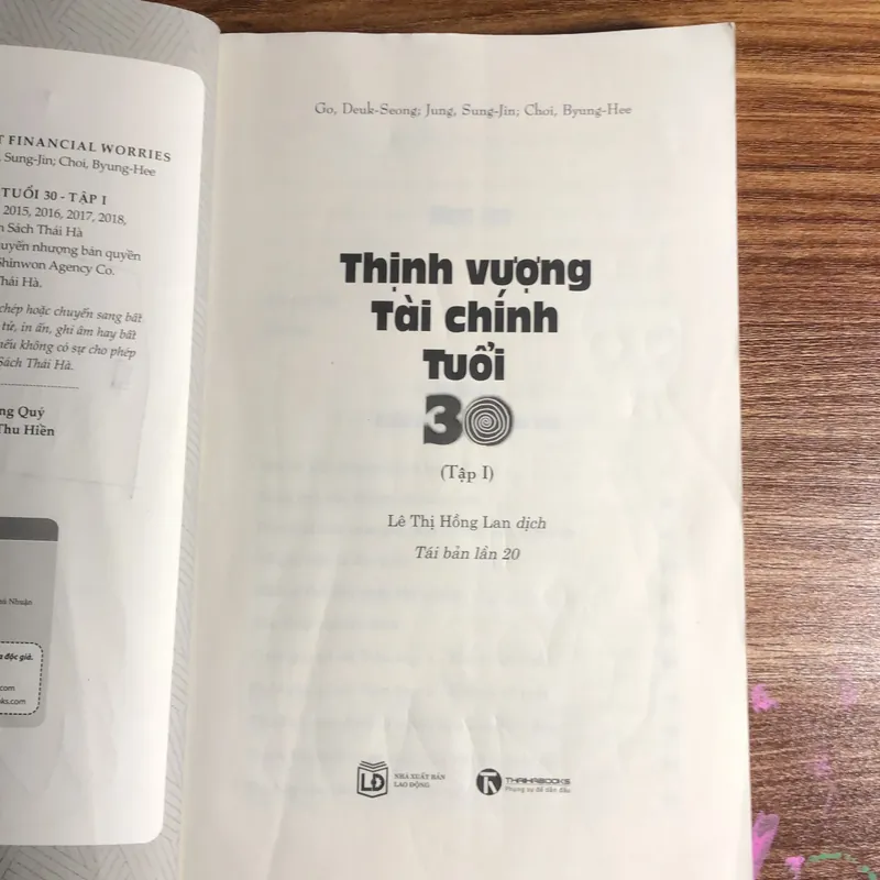 Thịnh vượng tài chính tuổi 30- tập 1 619105