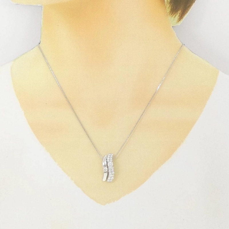 Dây chuyền kim cương Ginza Tanaka 0.804CT - Hàng hiệu Authentic 844442