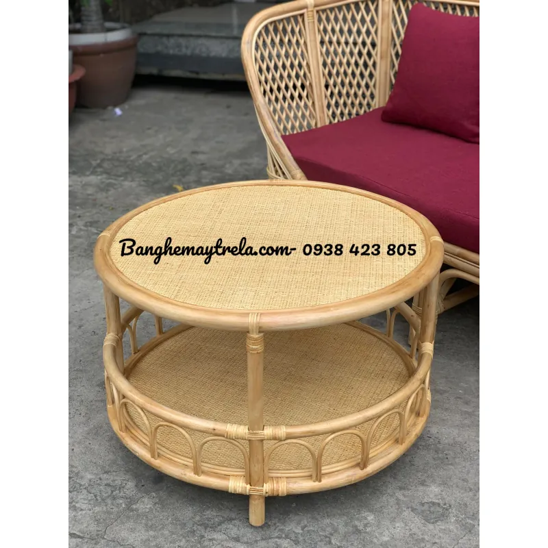 Bàn mây tự nhiên decor 601732