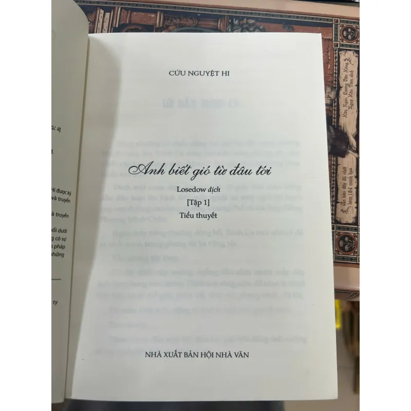 ANH BIẾT GIÓ TỪ ĐÂU TỚI - CỬU NGUYỆT HI (LOSEDOW DỊCH) 1002281