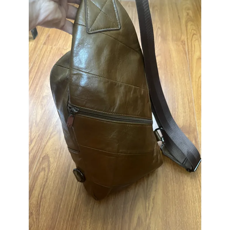 Túi nam 18x30x7 da thật đeo chéo 2hand 992639