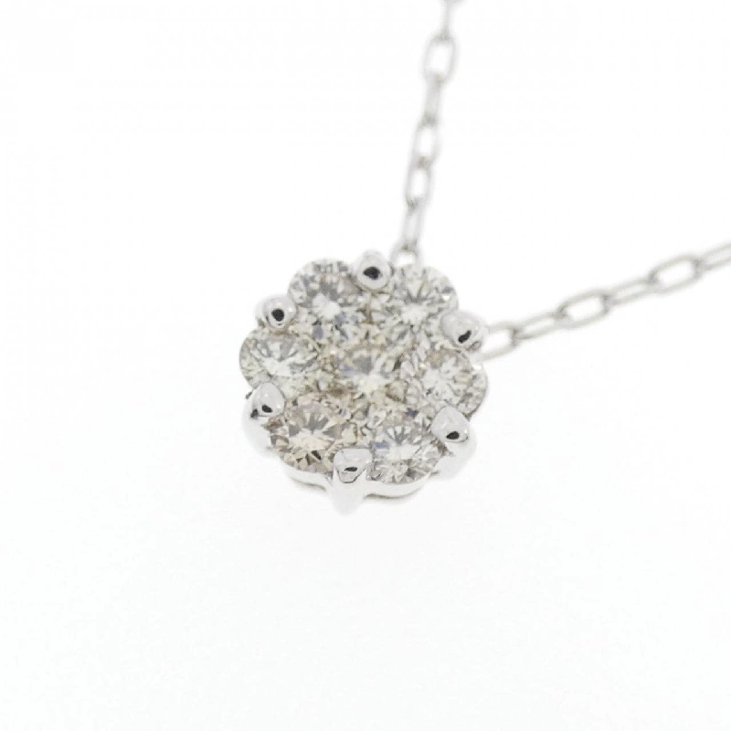 K18WG Hoa Kim Cương Dây Chuyền 0.30CT - Hàng hiệu Chính hãng 861000