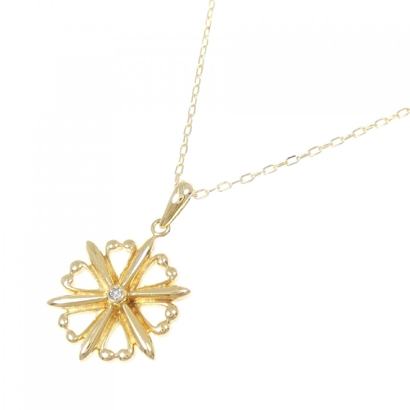 K18YG Dây chuyền kim cương - Hàng hiệu Authentic 859886