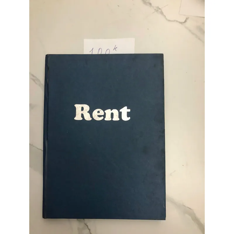 Rent - (Kịch bản/Kịch bản nhạc kịch) - Văn học, Kịch bản nhạc kịch 602160