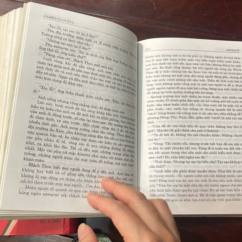 Shogun Tướng Quân 2 quyển- James Clavell - tiểu thuyết nước ngoài lịch sử sưu tầm 1039551