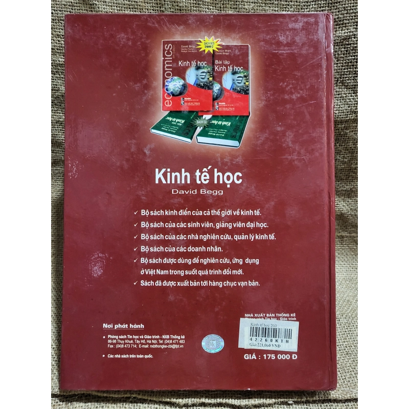 Kinh tế học, bìa cứng, xuất bản 2007| David Begg, Stanley Fischer & Rudiger Dornbusch 327545