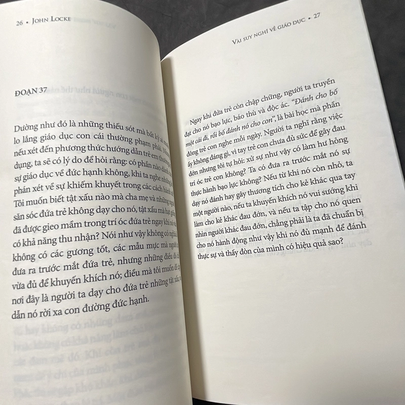 Vài suy nghĩ về giáo dục John Locke 333474