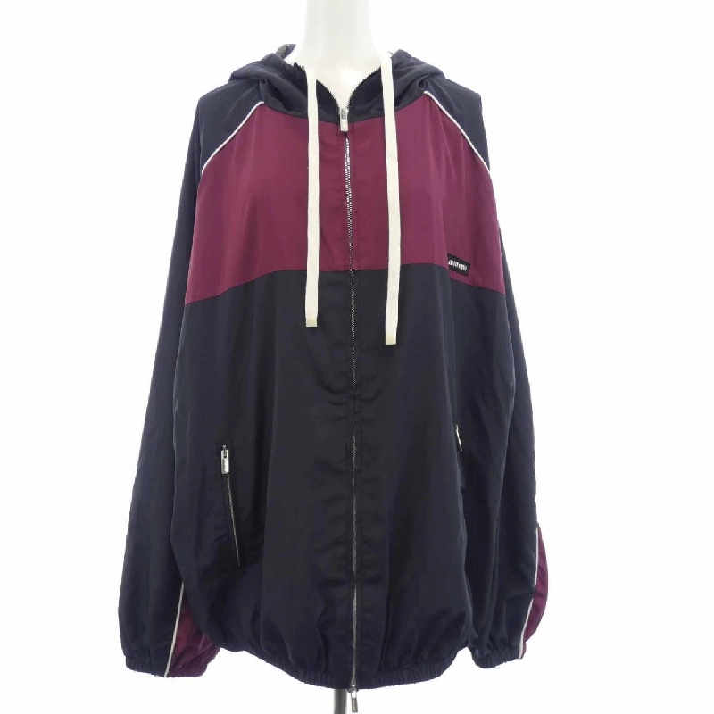 Miu Miu MIU MIU Áo khoác zip lụa kỹ thuật ML1220 SOOO 163P - Hàng hiệu Chính hãng 808417