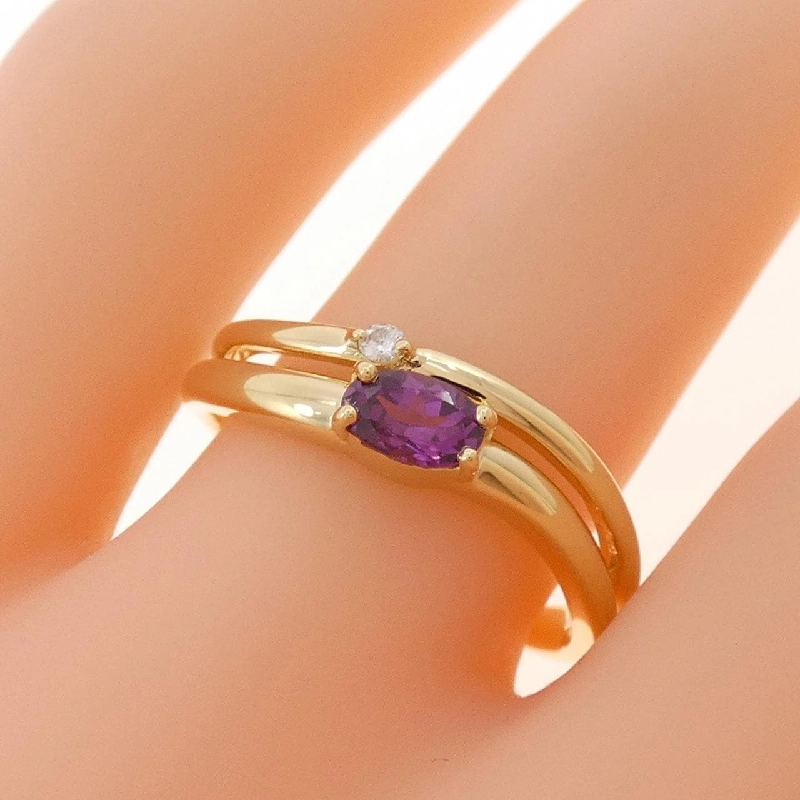 Nhẫn Garnet K18YG 0.30CT 667538