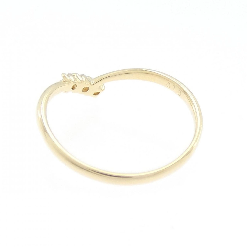 Nhẫn kim cương ba viên K18YG 0.10CT 668521