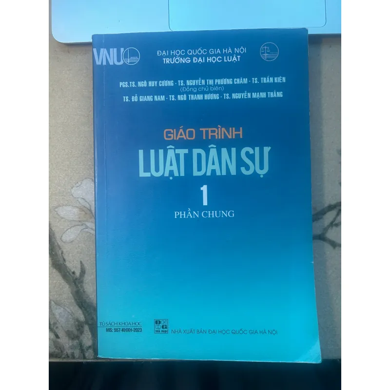 Sách Giáo Trình Luật Dân Sự 1 - Trường đại học Luật, Đại học quốc gia Hà Nội mới 90% 756959