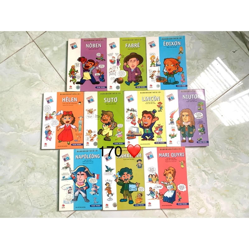 Truyện tranh Danh nhân thế giới trọn bộ 10 tập  531123