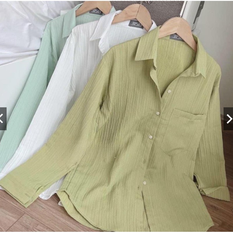 ÁO SƠ MI CÔNG SỞ - MAU XANH, HỒNG, TRẮNG 69066