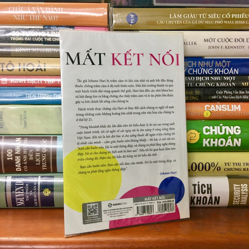 Mất Kết Nối Lost Connections - Johann Hari - Sách vẫn đẹp như mới 495303