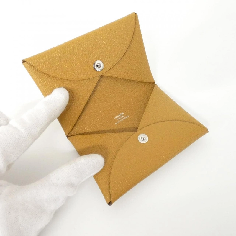 【Sản phẩm chưa sử dụng】Thẻ đựng thẻ Hermes Calvi 044166CK 623384