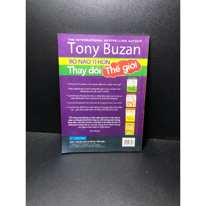 [Phiên Chợ Sách Cũ] Bộ não tí hon- Thay đổi thế giới tập 2 Tony Buzan 2016 hơi quăn mép 2303 417110