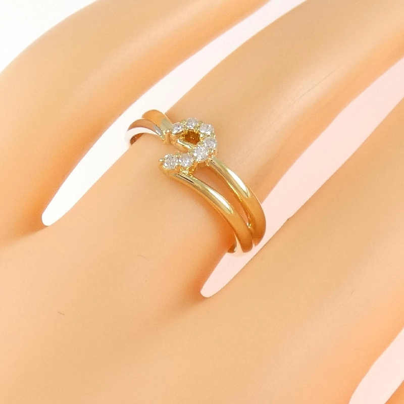 Nhẫn kim cương K18YG/PT900 0.10CT - Hàng hiệu Chính hãng 854554