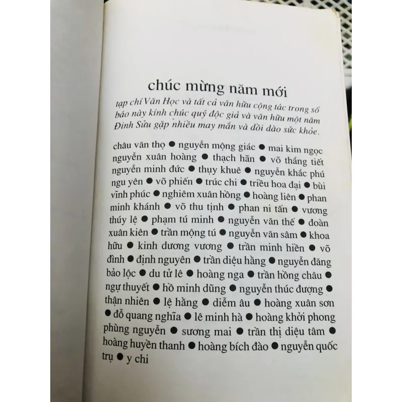 Duy nhất 1 cuốn  VĂN HỌC – XUÂN ĐINH SỬU 1997 - số XUÂN hiếm dành cho anh chị sưu tầm. 799080