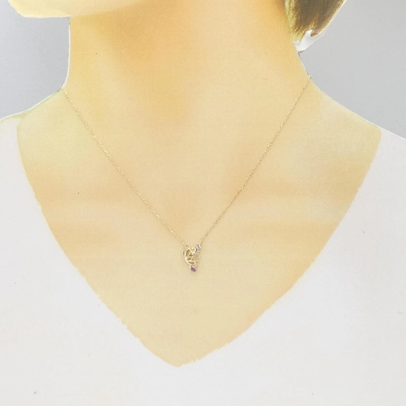 K10YG Đá màu Dây chuyền - Hàng hiệu Chính hãng 863798