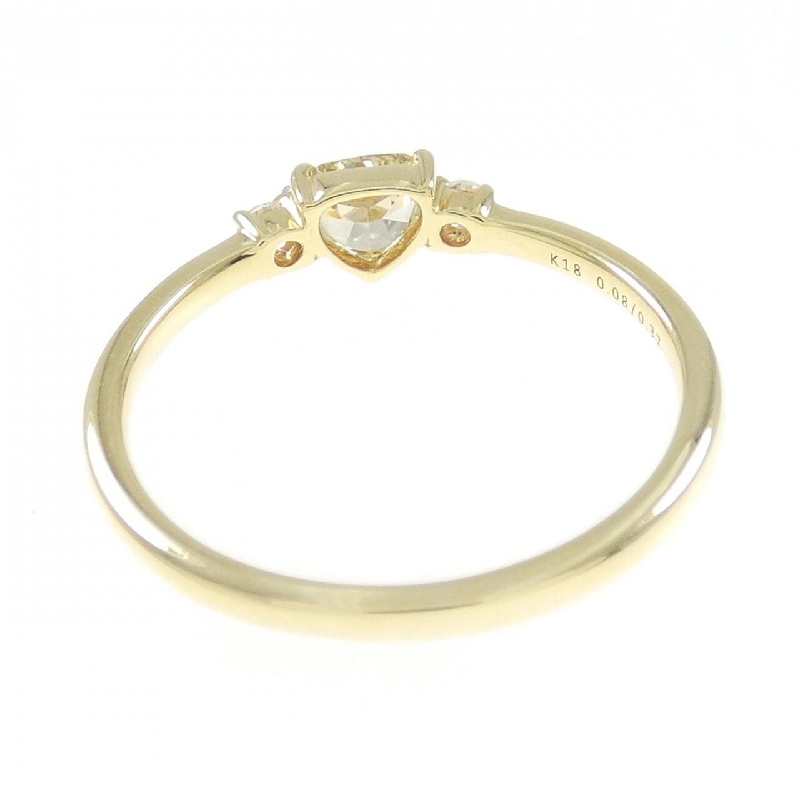 【Sản phẩm mới】Nhẫn kim cương K18YG 0.37CT 672522