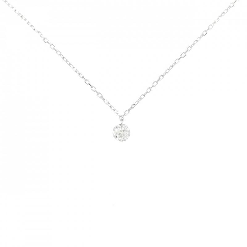 K18WG Solitaire Dây chuyền kim cương 0.15CT - Hàng hiệu Chính hãng 858956