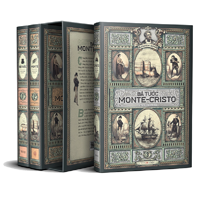 Bá Tước Monte-Cristo (Trọn Bộ 3 Tập) - Alexandre Dumas (Mới 100%) Tác phẩm kinh điển, Đông A - SÁCH ĐẠI HỌC 491919