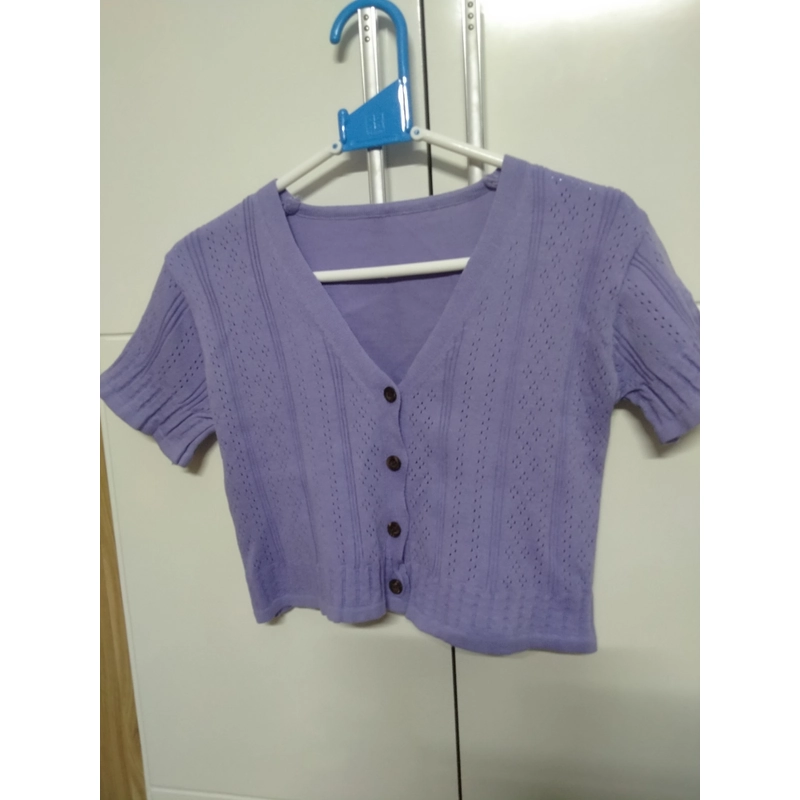 Áo croptop mongterghi tím size S 531823