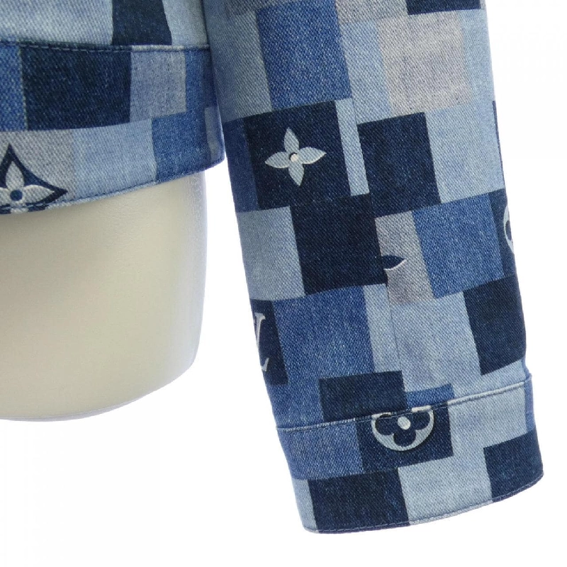 Áo khoác denim monogram Louis Vuitton FIJA14TWS - Hàng hiệu Authentic 819342