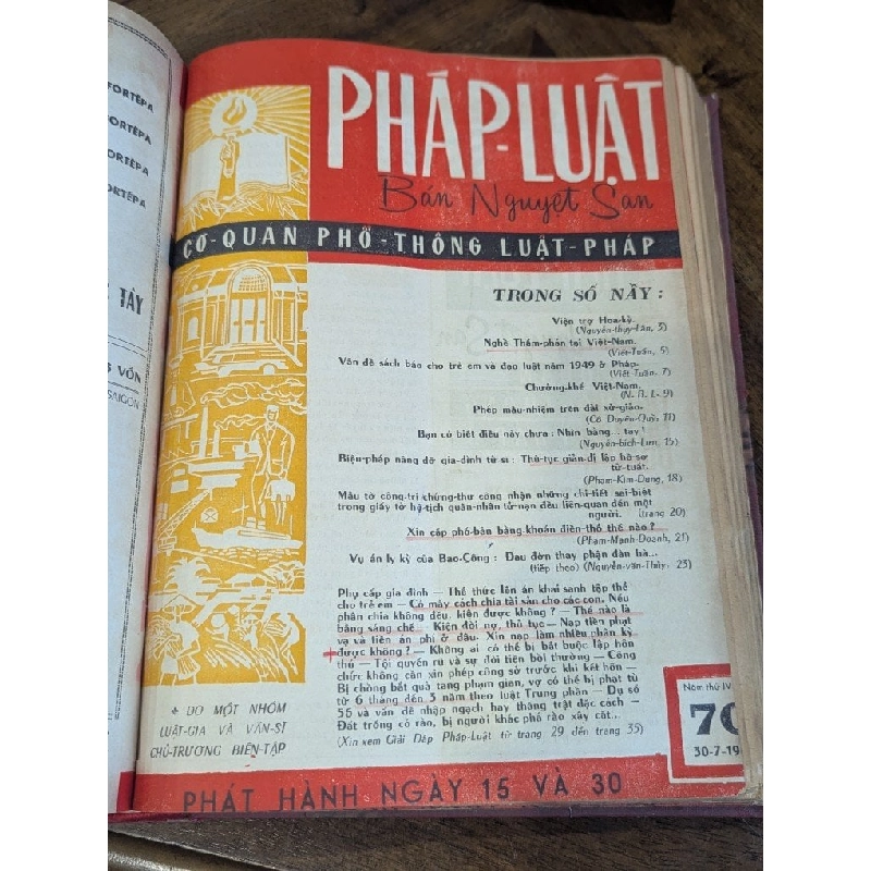 Tạp chí pháp luật ( bán nguyệt san ) - nhiều tác giả 1006760