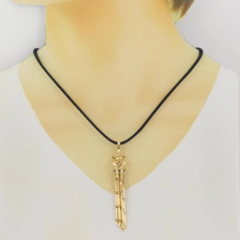 Mặt dây chuyền đầu báo Cartier - Hàng hiệu Authentic 839264