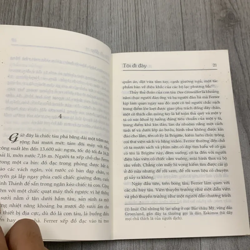 Tôi đi đây - jean echenoz. Có chữ ký tặng của dịch giả. 10b2 1026348