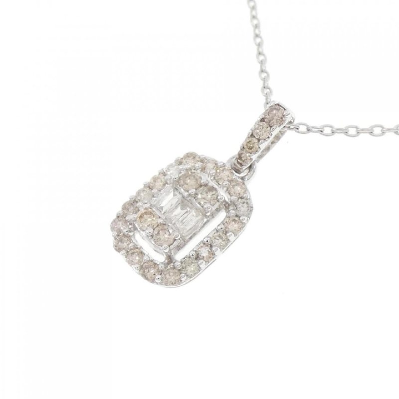 K18WG Dây chuyền kim cương 0.25CT - Hàng hiệu Chính hãng 863185