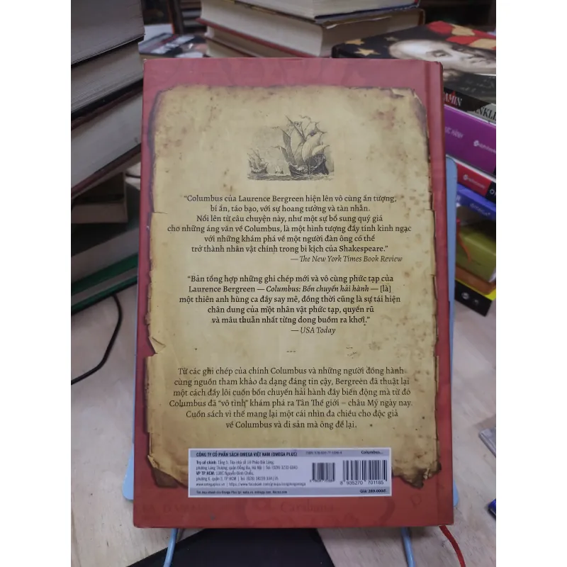 Sách: Columbus Bốn chuyến hải hành (1492 - 1504) - TG: Laurence Bergreen (B2) 755600