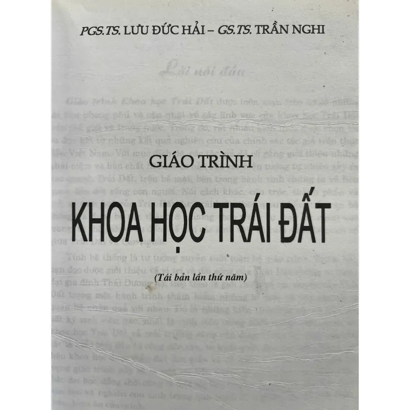 GIÁO TRÌNH KHOA HỌC TRÁI ĐẤT 759963