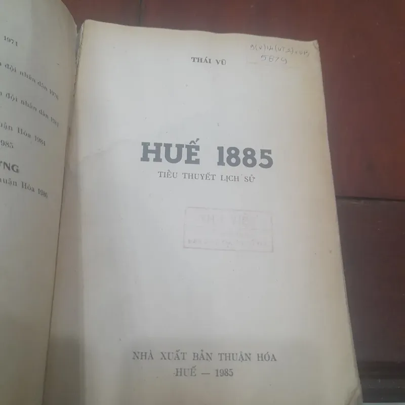 Thái Vũ - HUẾ 1885 (tiểu thuyết lịch sử) 689517