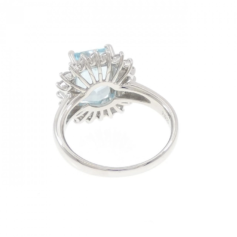 Nhẫn Aquamarine PT900 3.32CT - Hàng hiệu Chính hãng 855068