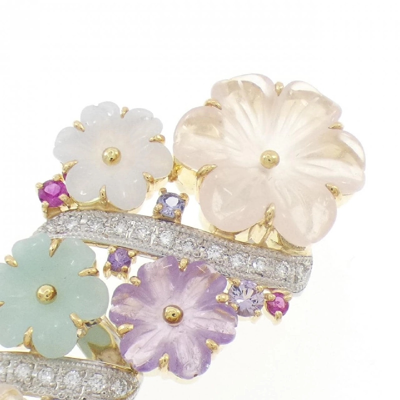 Yamasaki Yumiko Brooch Đá Màu - Hàng hiệu Chính hãng 844361