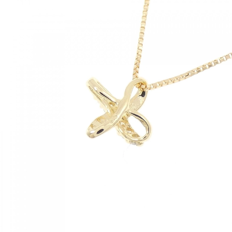 K18YG Dây chuyền kim cương - Hàng hiệu Authentic 860681