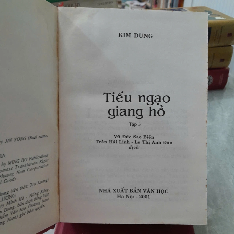 TIẾU NGẠO GIANG HỒ ( TẬP 5,6,7,8) - KIM DUNG 469785
