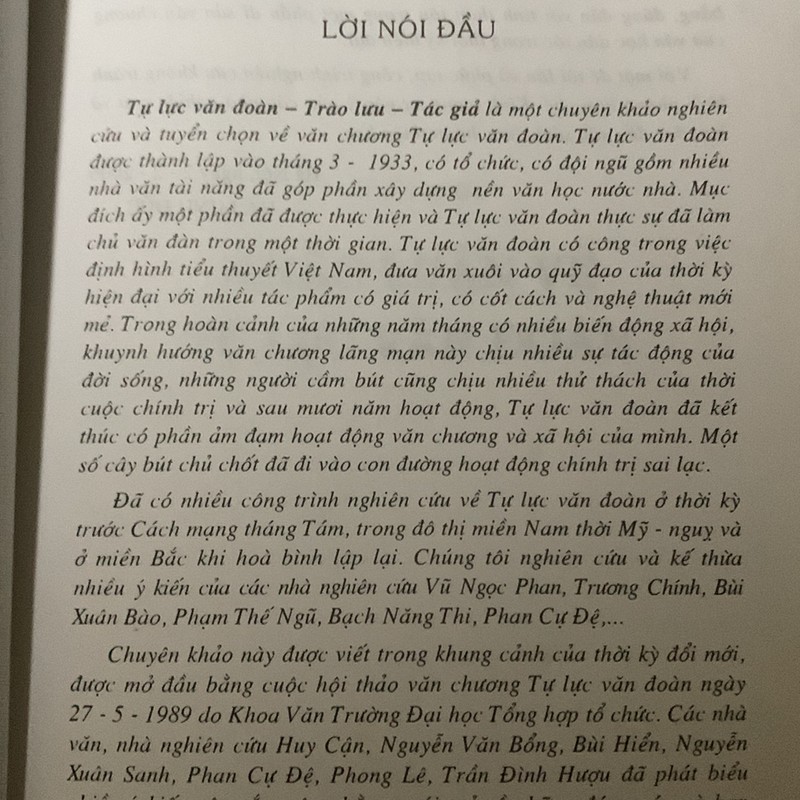 Tự Lực Văn Đoàn : Trào lưu- Tác giả 182141